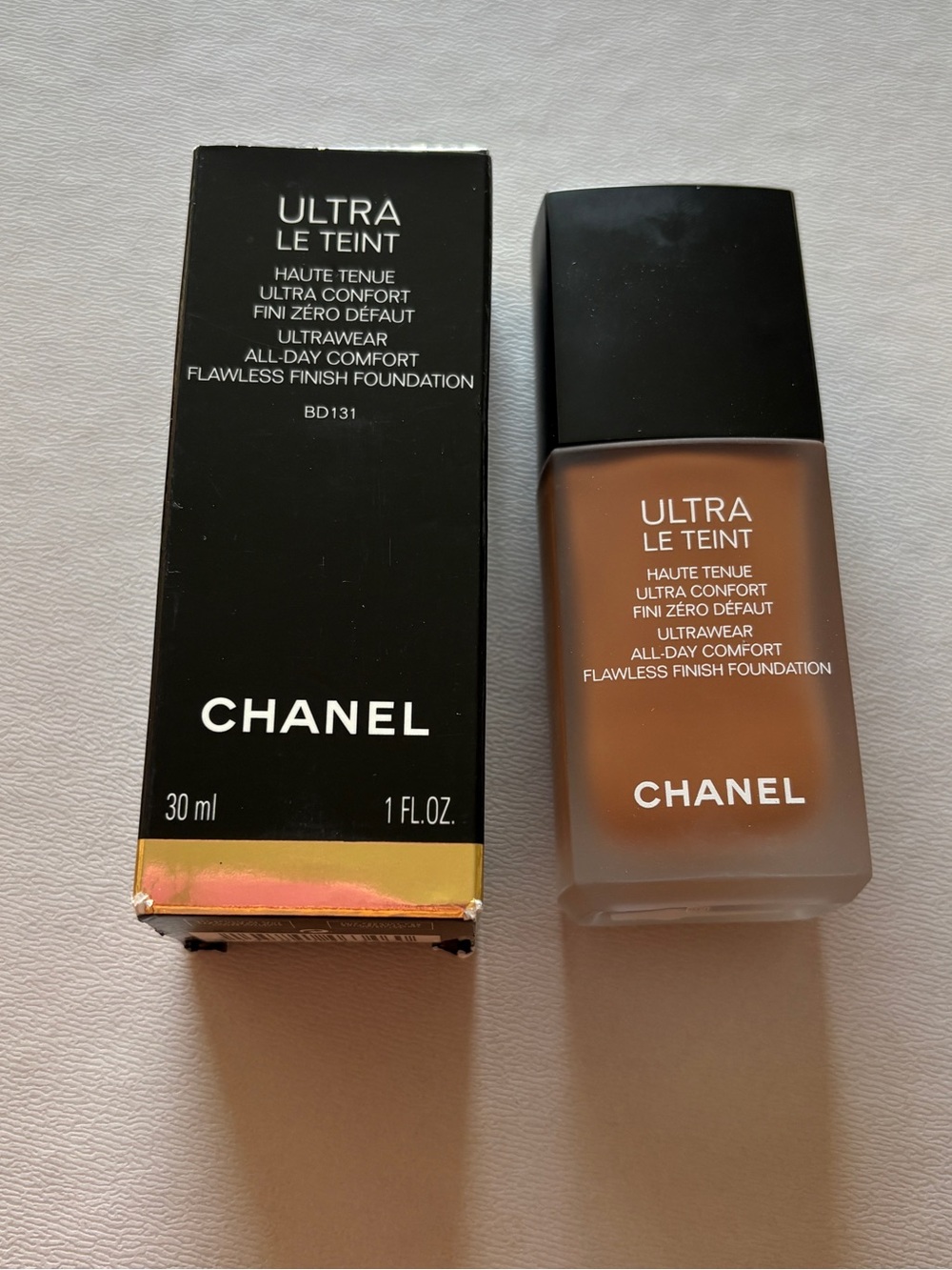 CHANEL ULTRA LE TEINT Ultrawear All Day Comfort Flawless Finish Foundation BD131